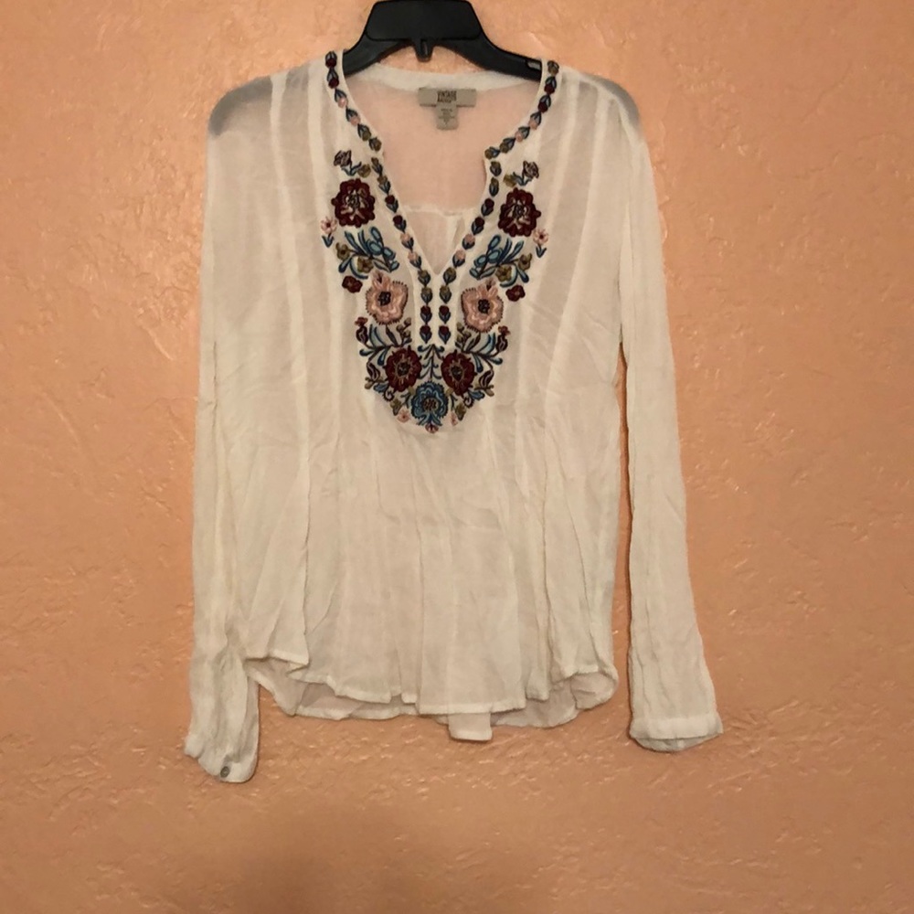 Floral Embroidered Top